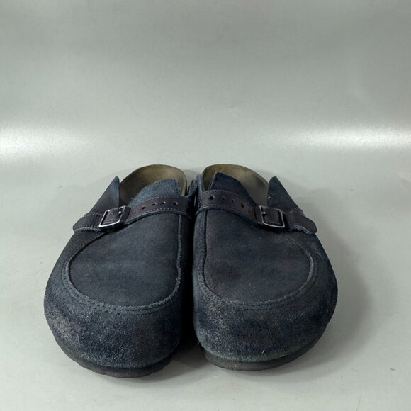 Birkenstock Eaton Blue Suede Clogs,  Size 40 main image 4